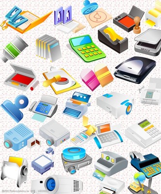 办公用品图片精选 现代通讯设备助力高效办公